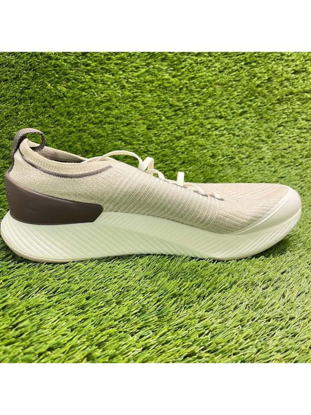 Allbirds Tree Glider Mens Size 12.5 Beige Brown Athletic Running Shoes Sneakers